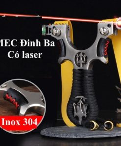 Ná, súng cao su đinh ba có ống ngắm laser CS003